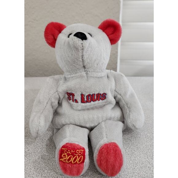 St Louis McGwire 2000 Team Set Beanie Bear - Picture 1 of 4